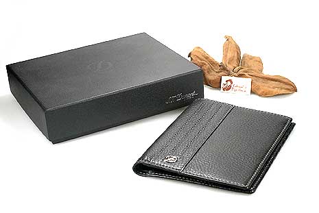 S.T. Dupont Line D Black Business Card Holder